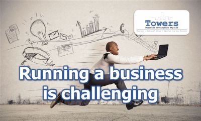 Running a business is challenging