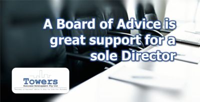A Board of Advice is great support for a sole Director