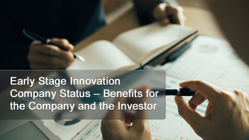 Early Stage Innovation Company Status – Benefits for the Company and the Investor