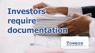 Investors require documentation