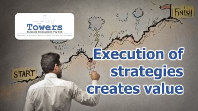 Execution of strategies creates value