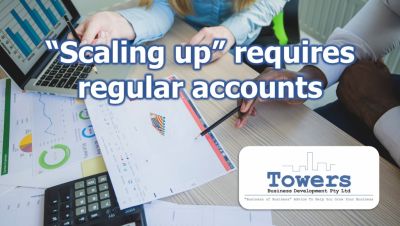 “Scaling up” requires regular accounts