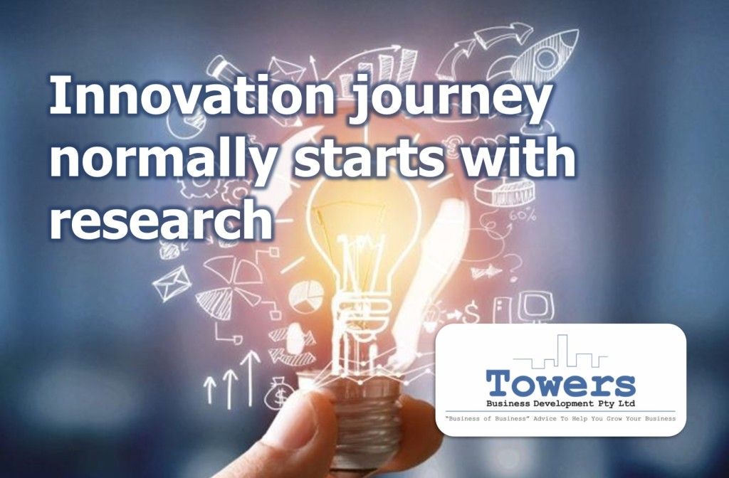 Innovation journey normally starts with research